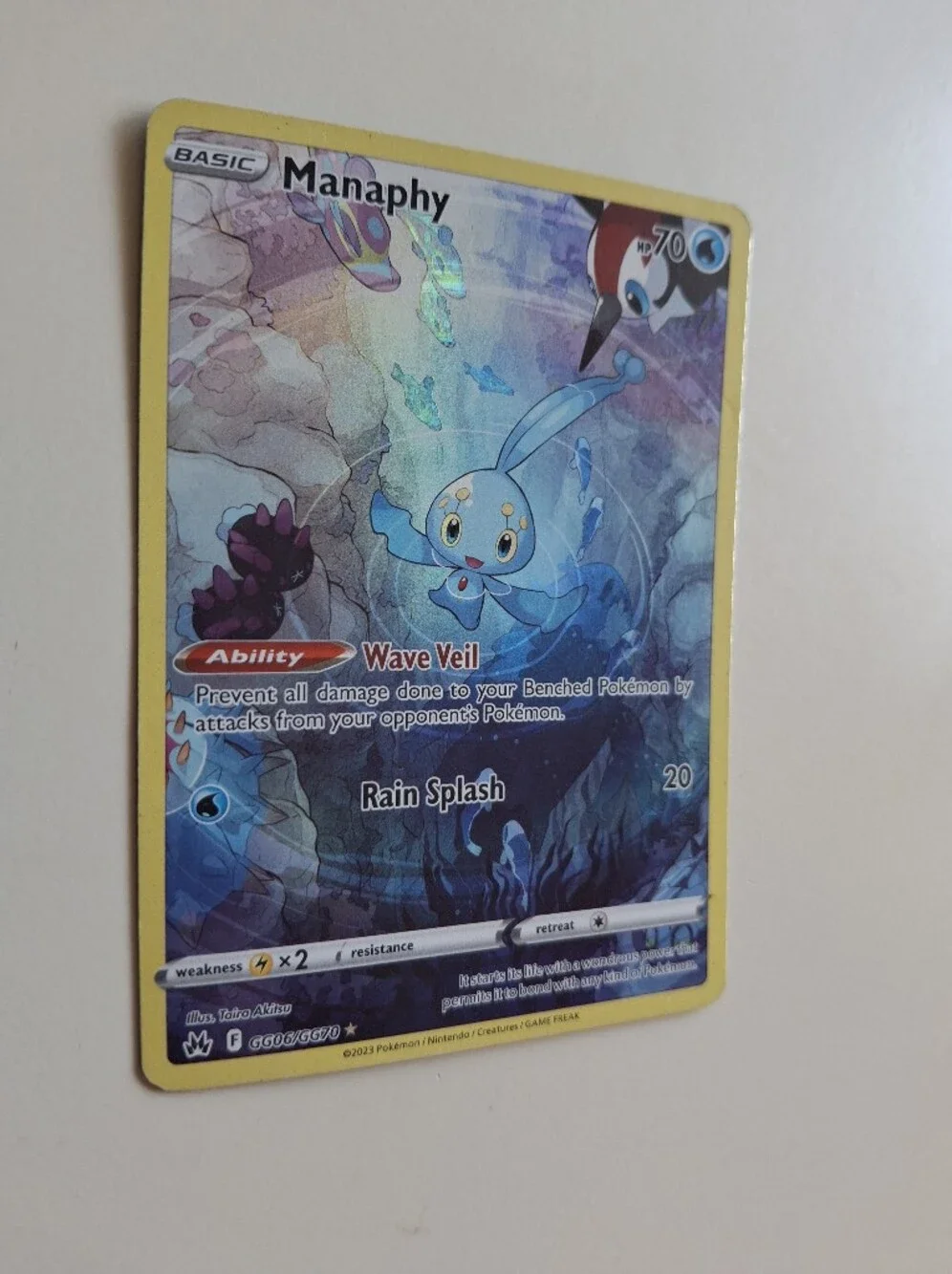 Manaphy GG06/GG70 SWSH: Crown Zenith: Galarian Gallery Holo